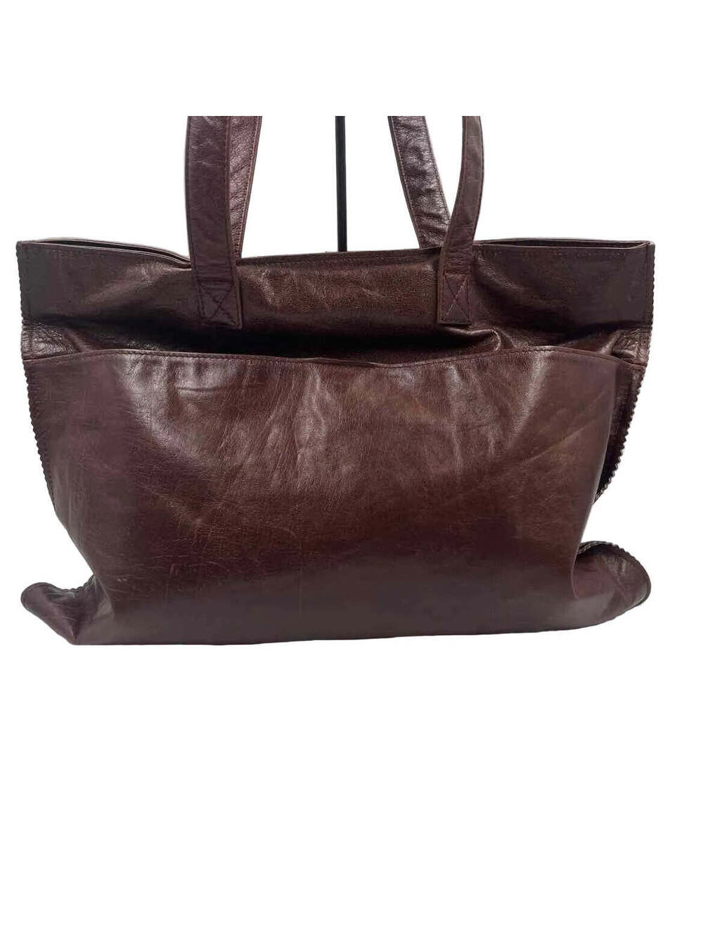 LATICO LEATHERS Brown Leather Tote Bag Purse